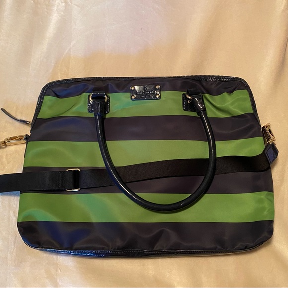 Kate Spade Cambridge Stripe Calista Laptop Bag - Picture 2 of 16